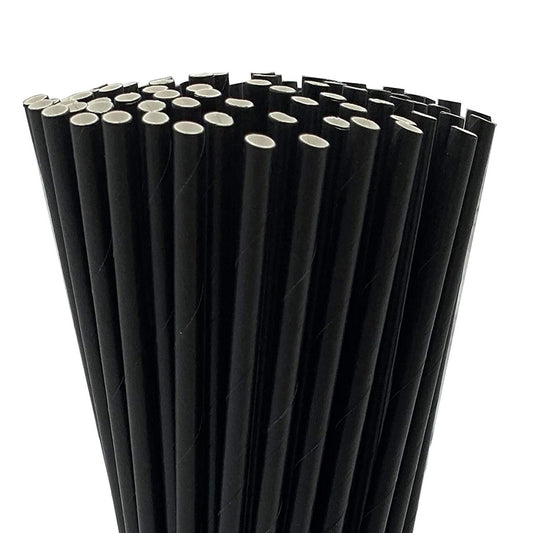 PAPER STRAWS - BLACK