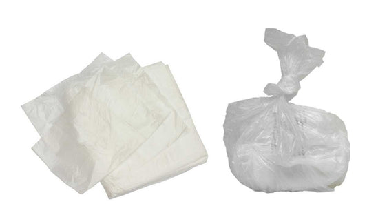 WHITE SQUARE OFFICE BIN LINERS 15x24x24 - 1000 Qty