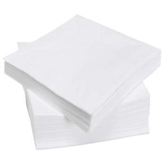 WHITE NAPKINS - 2PLY 33CM