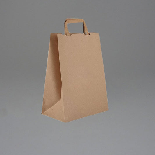 PLAIN BROWN SOS CARRIER BAGS